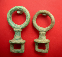 DIY, Terret, Roman Wagon Harness Fitting, 2-Pack, c. 2nd-3rd Cent. AD, Sold!